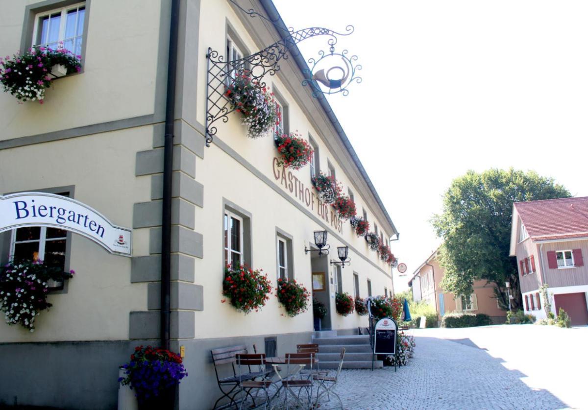 Hotel Gasthof Zur Post Wolfegg Exterior foto